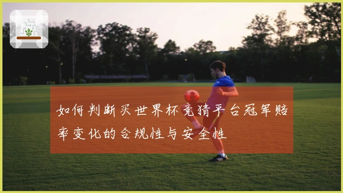 如何判断买世界杯竞猜平台冠军赔率变化的合规性与安全性